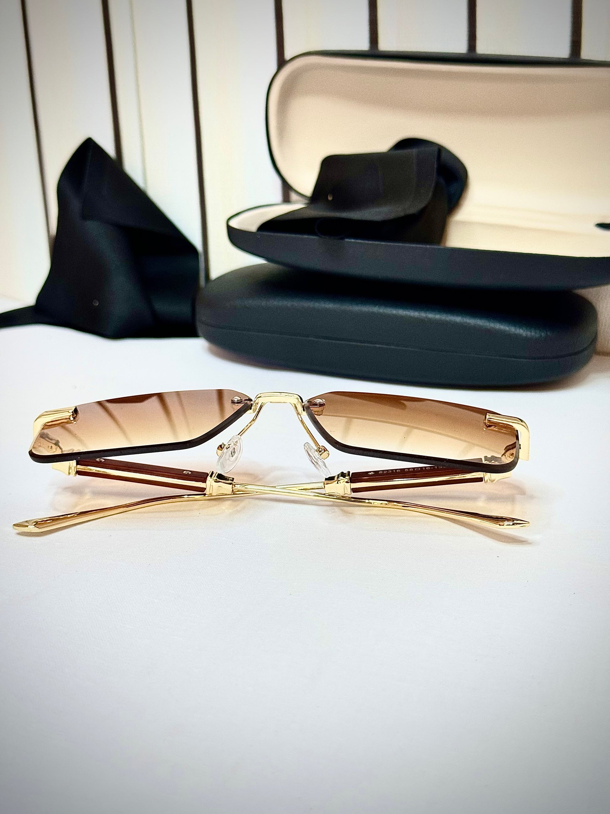 Amber Brown Lux Shades